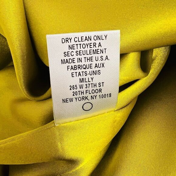 Milly Womens Black Metallic Sleeveless V-Neck Wool Shift Dress Size 4 - Picture 9 of 9